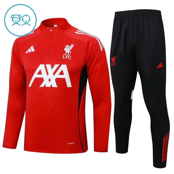 Dječji Komplet Trenirke za Treniranje Liverpool Četvrt-Zip 2024/25 Crvena Dječji Komplet Trenirke za Treniranje Liverpool Četvrt-Zip 2024/25 Crvena