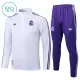 Dječji Komplet Trenirke za Treniranje Real Madrid Četvrt-Zip 2025/26 Bijela Dječji Komplet Trenirke za Treniranje Real Madrid Četvrt-Zip 2025/26 Bijela