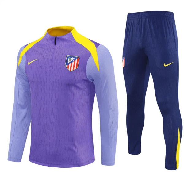 Komplet Trenirke za Treniranje Atlético Madrid Četvrt-Zip 2025/26 Ljubičasta Komplet Trenirke za Treniranje Atlético Madrid Četvrt-Zip 2025/26 Ljubičasta