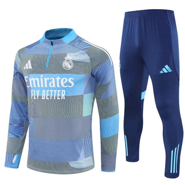 Komplet Trenirke za Treniranje Real Madrid Četvrt-Zip 2025/26 Plava Komplet Trenirke za Treniranje Real Madrid Četvrt-Zip 2025/26 Plava