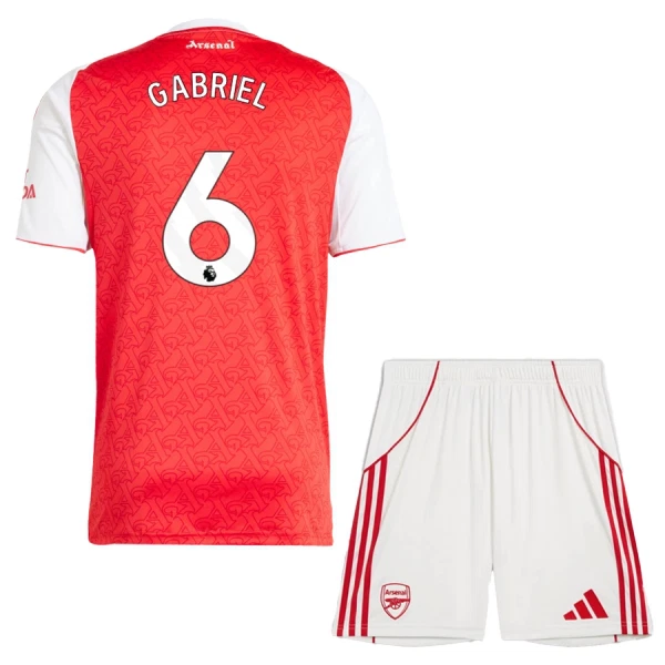 Dječji Dresovi Arsenal Gabriel 6 Domaći 2025/26 Dječji Dresovi Arsenal Gabriel 6 Domaći 2025/26