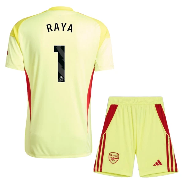 Dječji Golmanski Dresovi Arsenal RAYA 1 2025/26 Dječji Golmanski Dresovi Arsenal RAYA 1 2025/26
