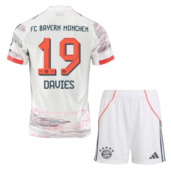 Dječji Dresovi FC Bayern München Alphonso Davies 19 Gostujući 2025/26 Dječji Dresovi FC Bayern München Alphonso Davies 19 Gostujući 2025/26