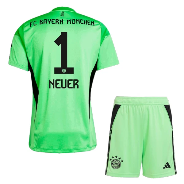 Dječji Golmanski Dresovi FC Bayern München Neuer 1 2025/26 Zelena Dječji Golmanski Dresovi FC Bayern München Neuer 1 2025/26 Zelena