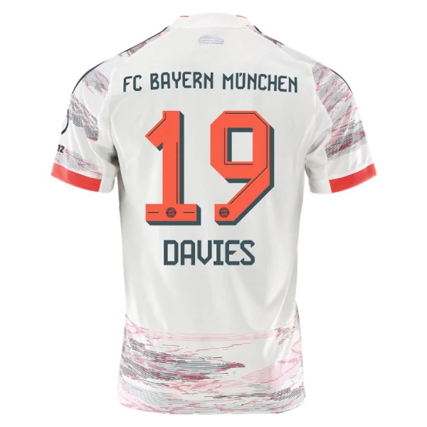 Dresovi FC Bayern München Alphonso Davies 19 Gostujući 2025/26 Dresovi FC Bayern München Alphonso Davies 19 Gostujući 2025/26
