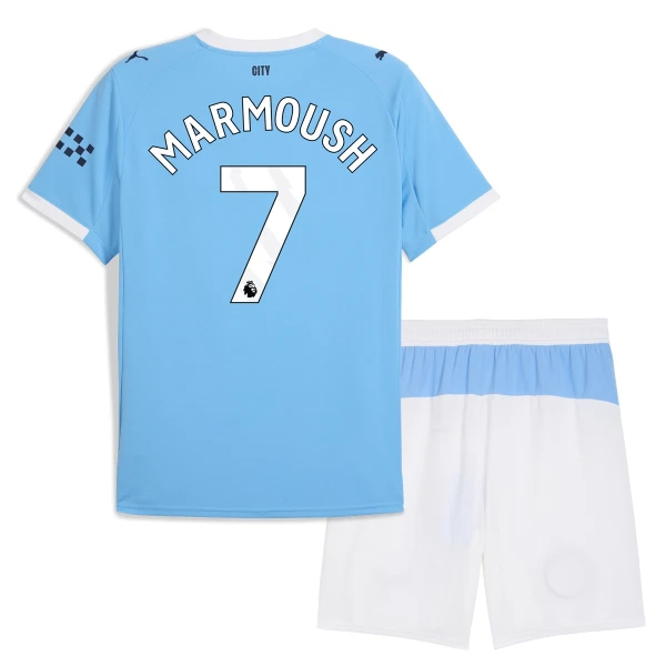 Dječji Dresovi Manchester City Marmoush 7 Domaći 2025/26 Dječji Dresovi Manchester City Marmoush 7 Domaći 2025/26