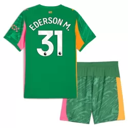 Dječji Golmanski Dresovi Manchester City Ederson M. 31 2025/26 Zelena Dječji Golmanski Dresovi Manchester City Ederson M. 31 2025/26 Zelena