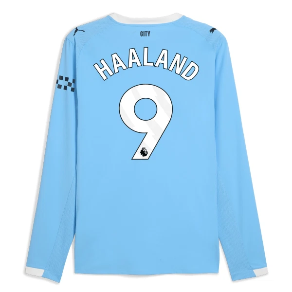Dresovi Manchester City Haaland 9 Domaći 2025/26 Dugi rukav Dresovi Manchester City Haaland 9 Domaći 2025/26 Dugi rukav