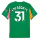 Golmanski Dresovi Manchester City Ederson M. 31 2025/26 Zelena Golmanski Dresovi Manchester City Ederson M. 31 2025/26 Zelena