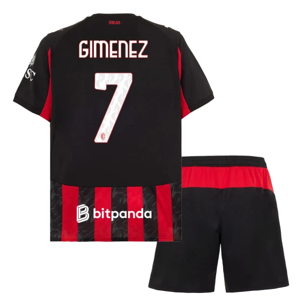 Dječji Dresovi AC Milan Gimenez 7 Domaći 2025/26