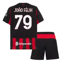 Dječji Dresovi AC Milan João Félix 79 Domaći 2025/26 Dječji Dresovi AC Milan João Félix 79 Domaći 2025/26