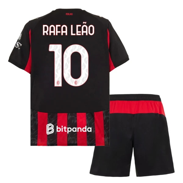 Dječji Dresovi AC Milan Rafael Leao 10 Domaći 2025/26 Dječji Dresovi AC Milan Rafael Leao 10 Domaći 2025/26