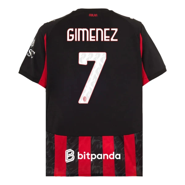 Dresovi AC Milan Gimenez 7 Domaći 2025/26 Dresovi AC Milan Gimenez 7 Domaći 2025/26