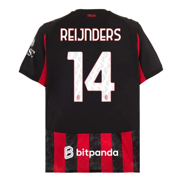 Dresovi AC Milan Reijnders 14 Domaći 2025/26 Dresovi AC Milan Reijnders 14 Domaći 2025/26