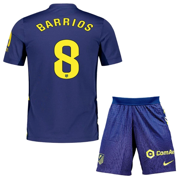 Dječji Dresovi Atlético Madrid Barrios 8 Gostujući 2025/26 Dječji Dresovi Atlético Madrid Barrios 8 Gostujući 2025/26