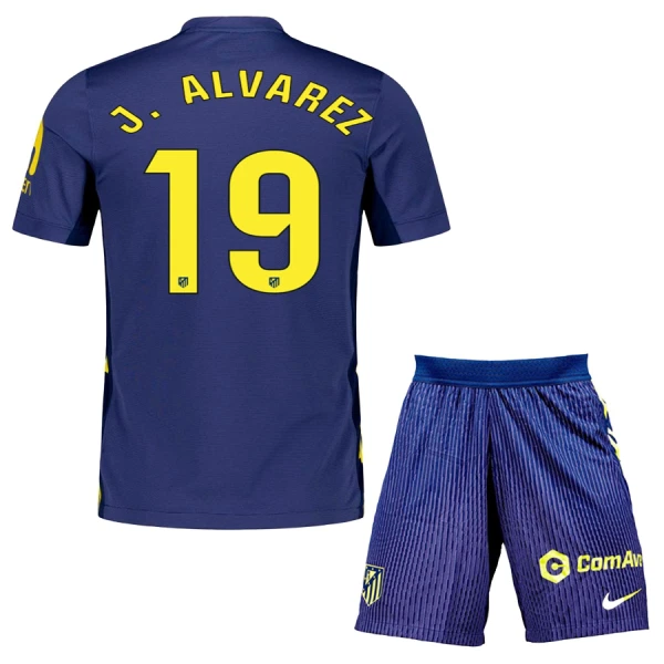 Dječji Dresovi Atlético Madrid J. Alvarez 19 Gostujući 2025/26 Dječji Dresovi Atlético Madrid J. Alvarez 19 Gostujući 2025/26
