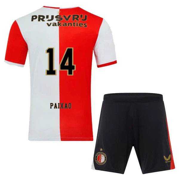 Dječji Dresovi Feyenoord Paixao 14 Domaći 2025/26 Dječji Dresovi Feyenoord Paixao 14 Domaći 2025/26