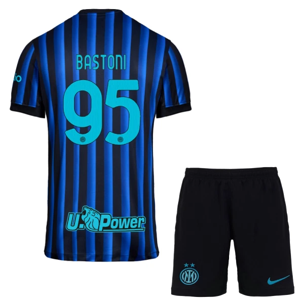 Dječji Dresovi Inter Milan Bastoni 95 Domaći 2025/26 Dječji Dresovi Inter Milan Bastoni 95 Domaći 2025/26