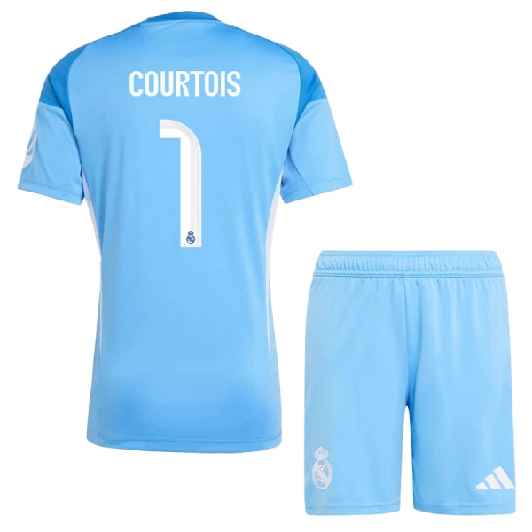 Dječji Golmanski Dresovi Real Madrid Courtois 1 2025/26 Dječji Golmanski Dresovi Real Madrid Courtois 1 2025/26