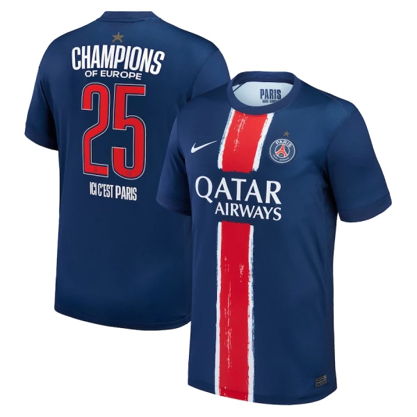 Dresovi Paris Saint-Germain 1 Star Champions of Europe Domaći 2024/25 Dresovi Paris Saint-Germain 1 Star Champions of Europe Domaći 2024/25