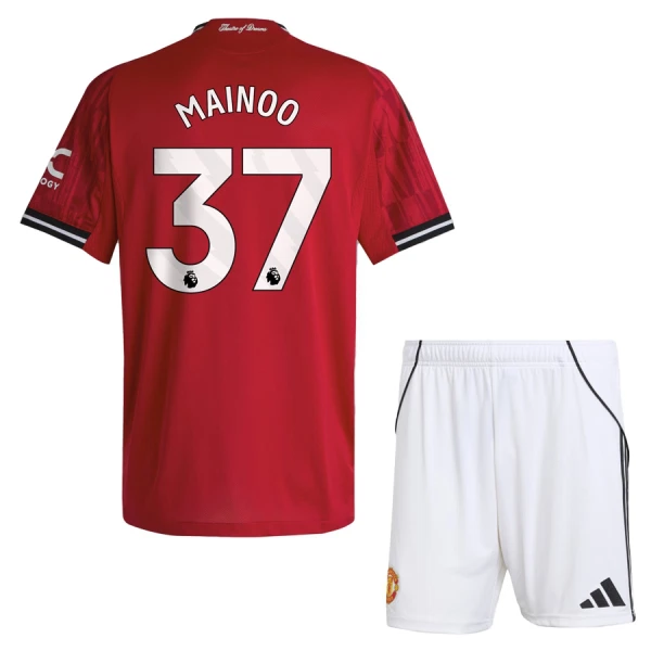 Dječji Dresovi Manchester United Mainoo 37 Domaći 2025/26 Dječji Dresovi Manchester United Mainoo 37 Domaći 2025/26