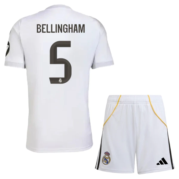 Dječji Dresovi Real Madrid Bellingham 5 Domaći 2025/26 Dječji Dresovi Real Madrid Bellingham 5 Domaći 2025/26