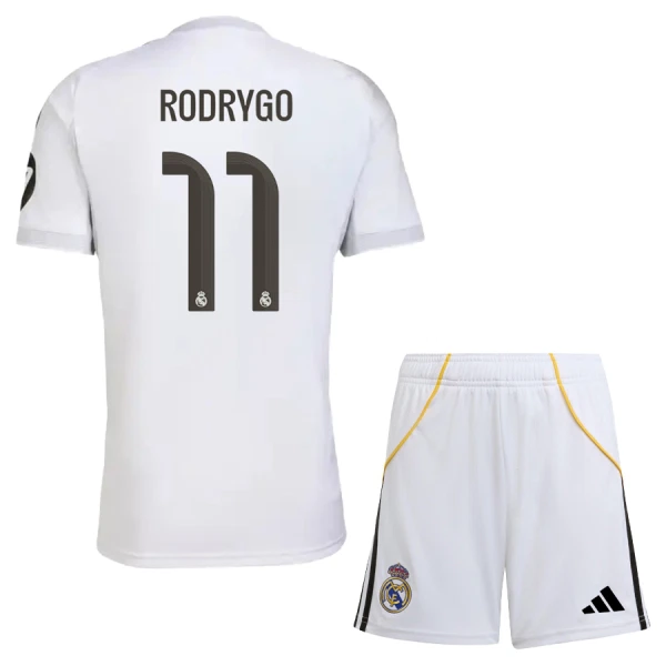 Dječji Dresovi Real Madrid Rodrygo 11 Domaći 2025/26 Dječji Dresovi Real Madrid Rodrygo 11 Domaći 2025/26