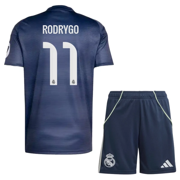 Dječji Dresovi Real Madrid Rodrygo 11 Gostujući 2025/26 Dječji Dresovi Real Madrid Rodrygo 11 Gostujući 2025/26