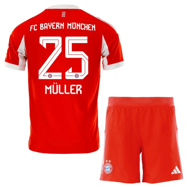 Dječji Dresovi FC Bayern München Thomas Müller 25 Domaći 2025/26 Dječji Dresovi FC Bayern München Thomas Müller 25 Domaći 2025/26