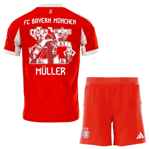 Dječji Dresovi FC Bayern München Thomas Müller 25 Domaći 2025/26 - Specifična Dječji Dresovi FC Bayern München Thomas Müller 25 Domaći 2025/26 - Specifična