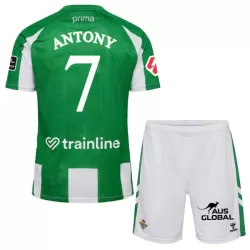Dječji Dresovi Real Betis Antony 7 Domaći 2025/26 Dječji Dresovi Real Betis Antony 7 Domaći 2025/26