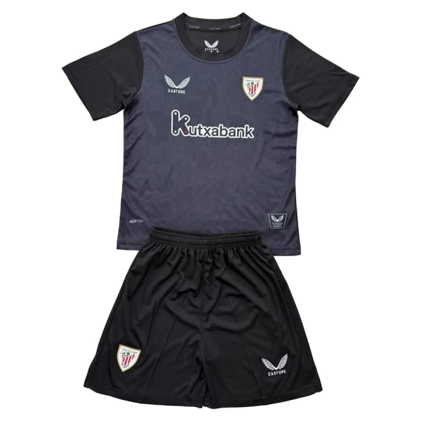 Dječji Golmanski Dresovi Athletic Bilbao 2025/26 Crna