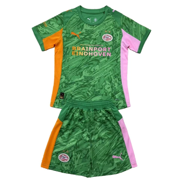 Dječji Golmanski Dresovi PSV 2025/26 Zelena Dječji Golmanski Dresovi PSV 2025/26 Zelena