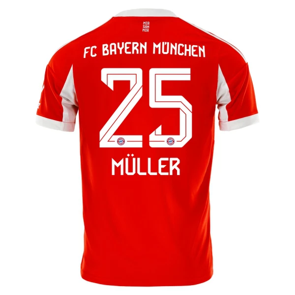 Dresovi FC Bayern München Thomas Müller 25 Domaći 2025/26 Dresovi FC Bayern München Thomas Müller 25 Domaći 2025/26