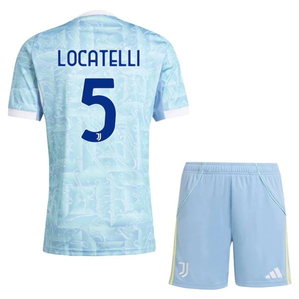 Dječji Dresovi Juventus Locatelli 5 Gostujući 2025/26 Dječji Dresovi Juventus Locatelli 5 Gostujući 2025/26