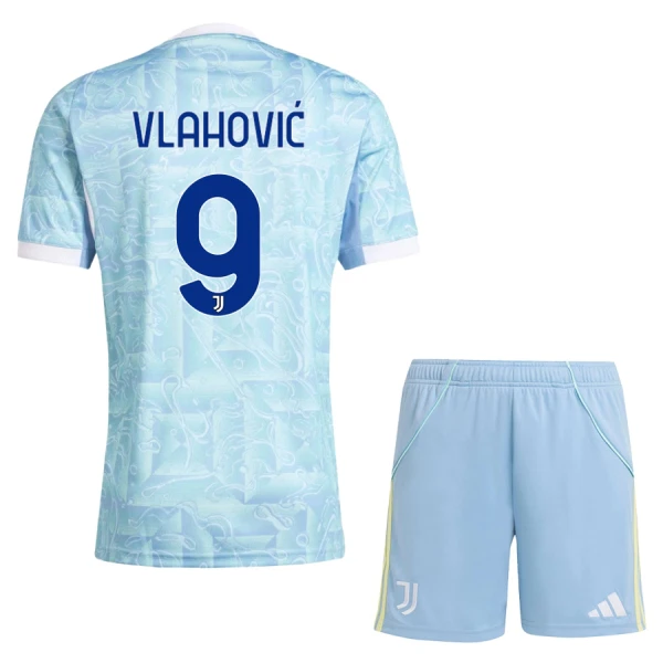 Dječji Dresovi Juventus Vlahovic 9 Gostujući 2025/26 Dječji Dresovi Juventus Vlahovic 9 Gostujući 2025/26