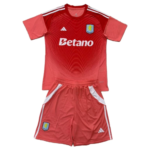 Dječji Golmanski Dresovi Aston Villa 2025/26 Crvena Dječji Golmanski Dresovi Aston Villa 2025/26 Crvena
