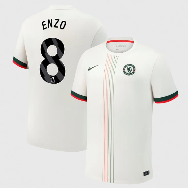 Dresovi Chelsea Enzo 8 Gostujući 2025/26 Dresovi Chelsea Enzo 8 Gostujući 2025/26
