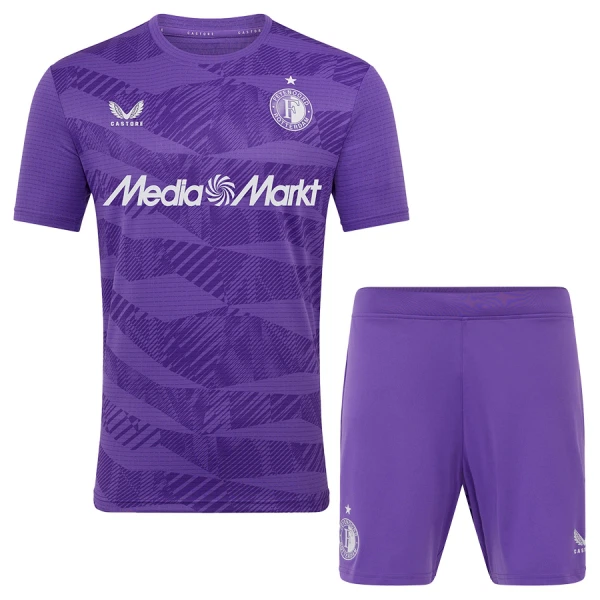 Dječji Golmanski Dresovi Feyenoord 2025/26 Ljubičasta