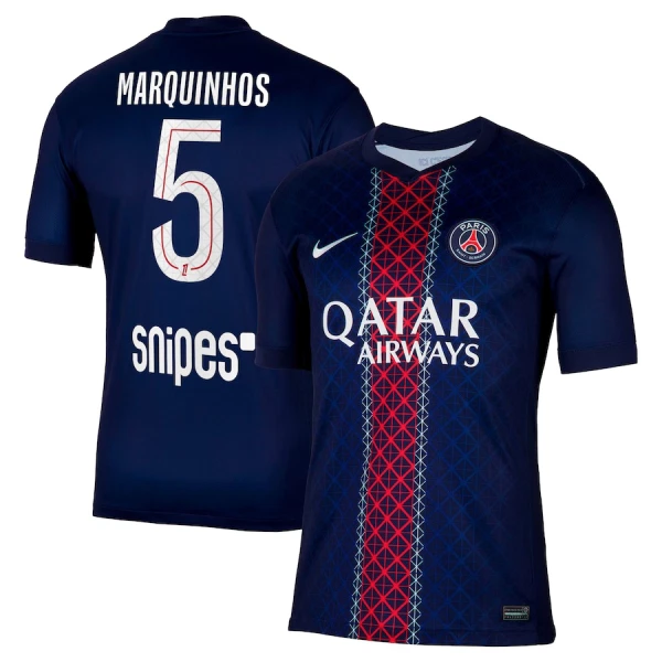 Dresovi Paris Saint-Germain Marquinhos 5 Domaći 2025/26 Dresovi Paris Saint-Germain Marquinhos 5 Domaći 2025/26