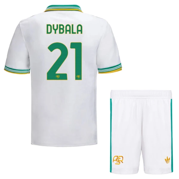 Dječji Dresovi AS Roma Dybala 21 Treći 2025/26