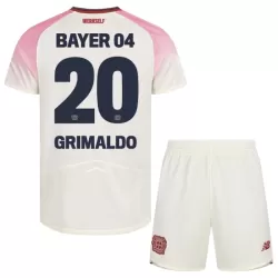 Dječji Dresovi Bayer Leverkusen Alejandro Grimaldo 20 Gostujući 2025/26 Dječji Dresovi Bayer Leverkusen Alejandro Grimaldo 20 Gostujući 2025/26