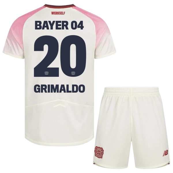 Dječji Dresovi Bayer Leverkusen Alejandro Grimaldo 20 Gostujući 2025/26