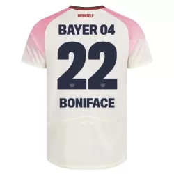 Dresovi Bayer Leverkusen Victor Boniface 22 Gostujući 2025/26 Dresovi Bayer Leverkusen Victor Boniface 22 Gostujući 2025/26
