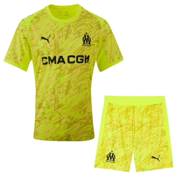 Dječji Golmanski Dresovi Olympique Marseille 2025/26 Žuta