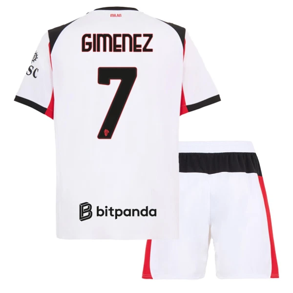 Dječji Dresovi AC Milan Gimenez 7 Gostujući 2025/26