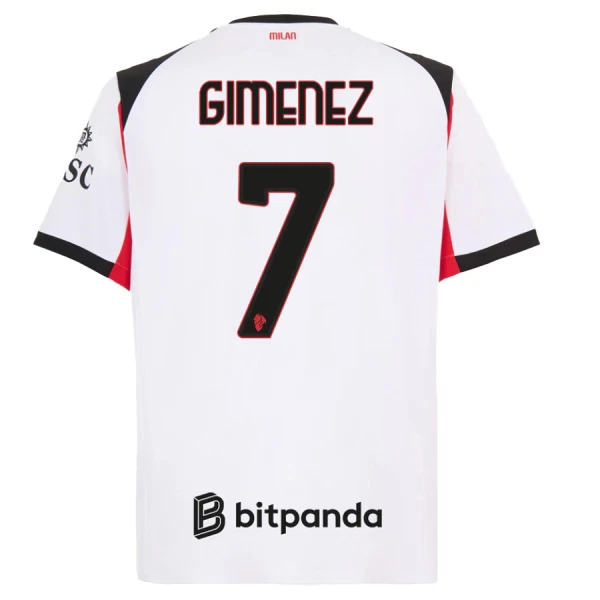 Dresovi AC Milan Gimenez 7 Gostujući 2025/26 Dresovi AC Milan Gimenez 7 Gostujući 2025/26