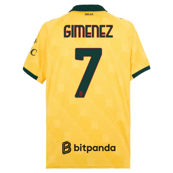 Dresovi AC Milan Gimenez 7 Treći 2025/26 Dresovi AC Milan Gimenez 7 Treći 2025/26