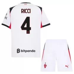 Dječji Dresovi AC Milan Ricci 4 Gostujući 2025/26 Dječji Dresovi AC Milan Ricci 4 Gostujući 2025/26