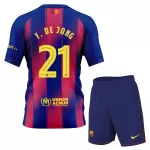 Dječji Dresovi FC Barcelona Frenkie de Jong 21 Domaći 2025/26